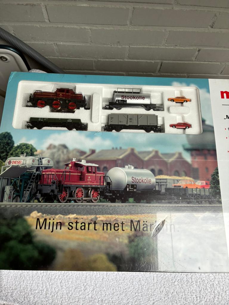 Märklin HO 29193 Startset dieselloc V60 digitaal DB +C rails, Hobby en Vrije tijd, Modeltreinen | H0, Nieuw, Treinset, Wisselstroom