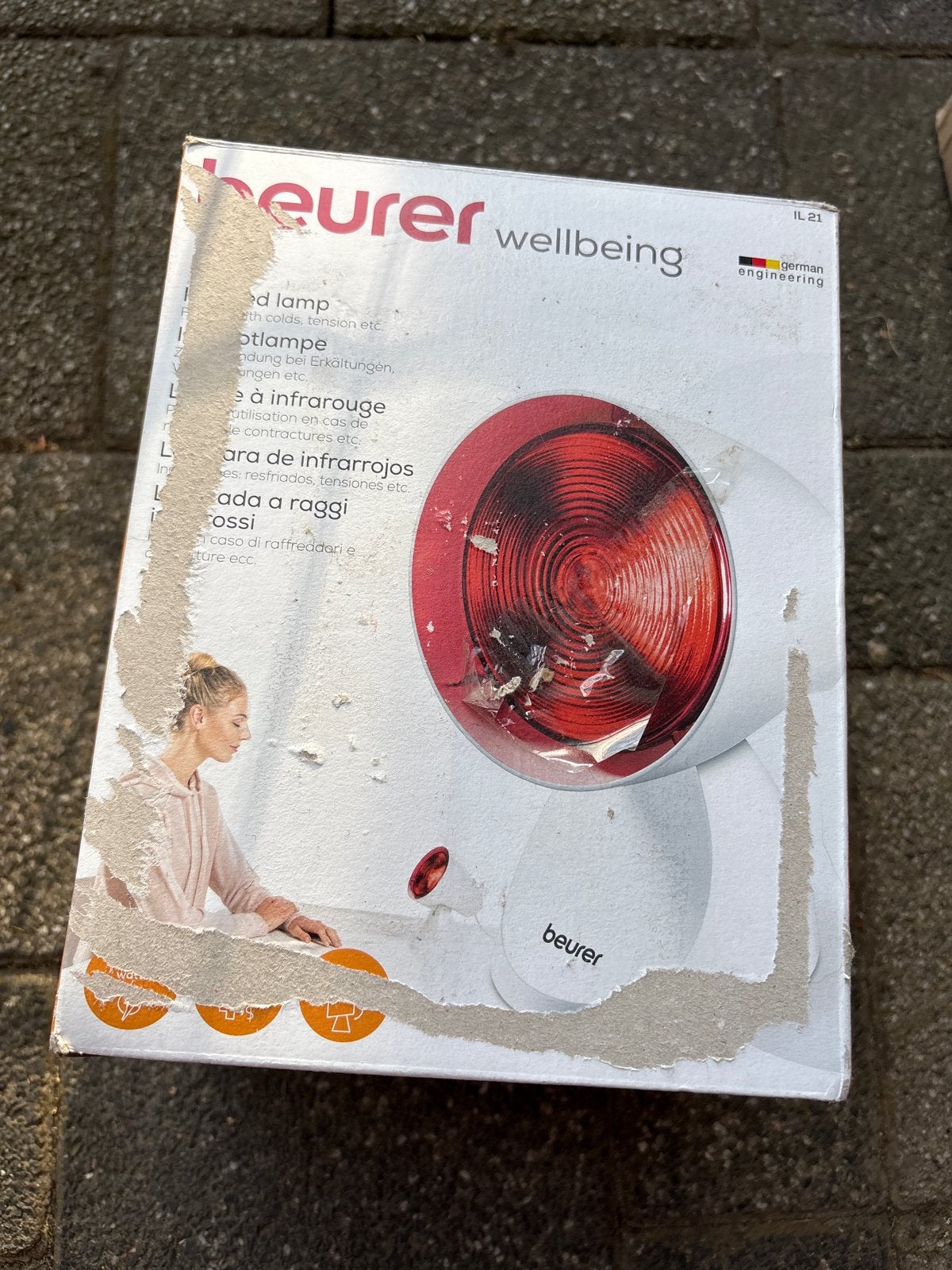 Beurer Infraroodlamp IL 21 - Voor verkoudheid en spierspanni, Ophalen, Nieuw, Overige typen