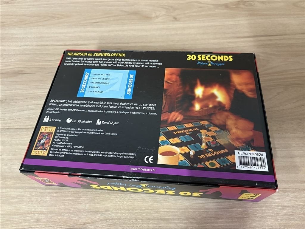 30 seconds 999 games [4139], Verzenden, Zo goed als nieuw