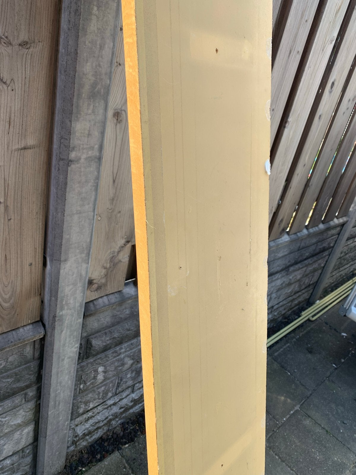 houten vensterbank 2 stuks, Ophalen, Gebruikt, 25 tot 50 mm, Plank