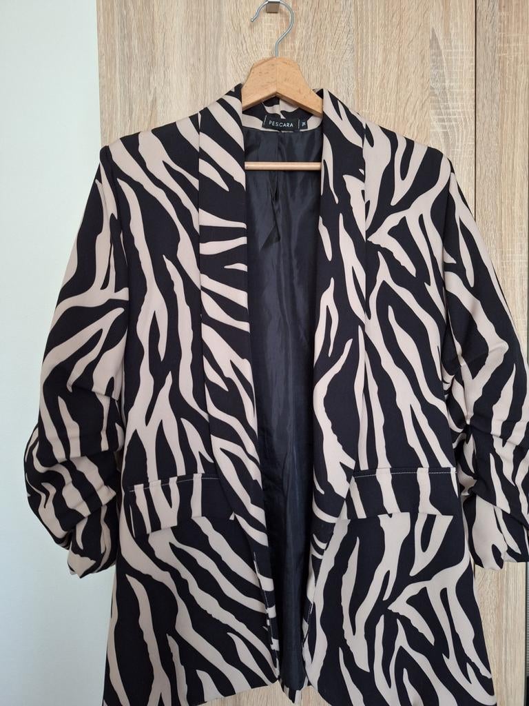 Pescara blazer, Kleding | Dames, Jasjes, Kostuums en Pakken, Ophalen of Verzenden, Zo goed als nieuw, Maat 42/44 (L), Zwart