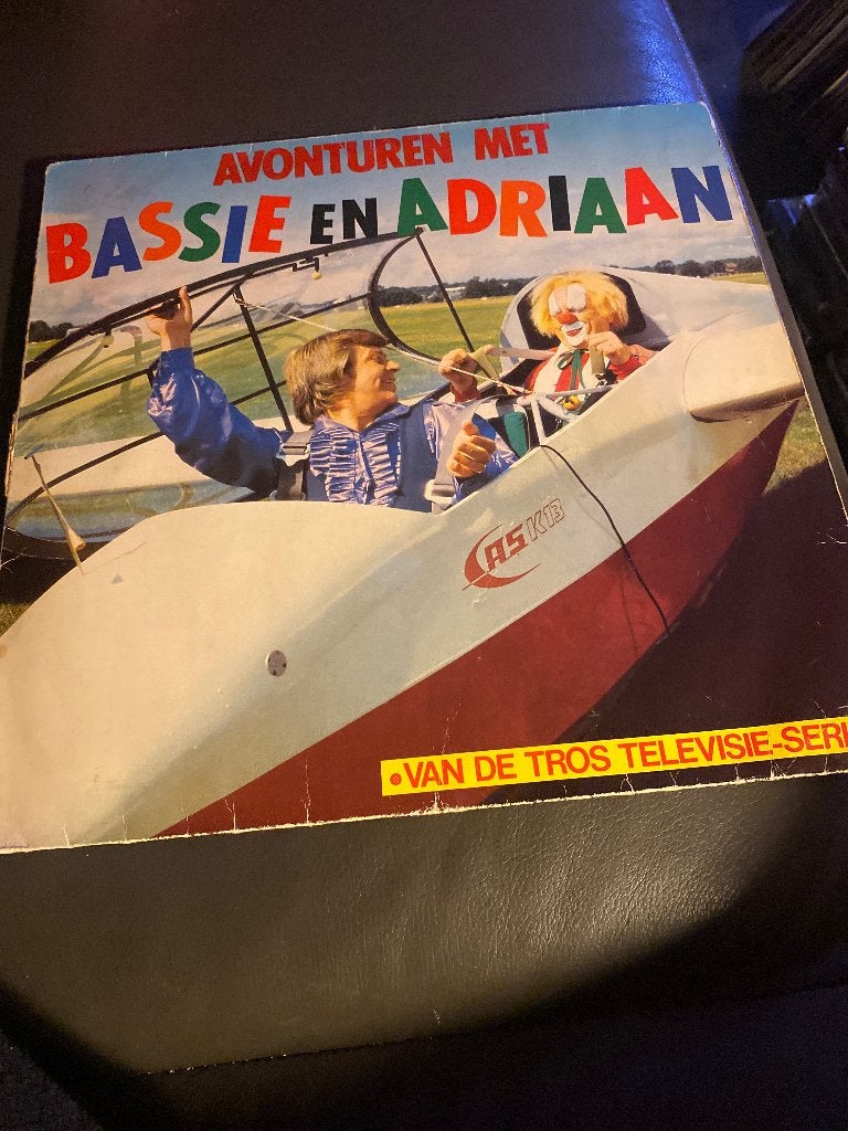 Avonturen met Bassie en Adriaan LP - TROS Televisie-serie, Cd's en Dvd's, LP, Gebruikt, Ophalen of Verzenden, 12 inch