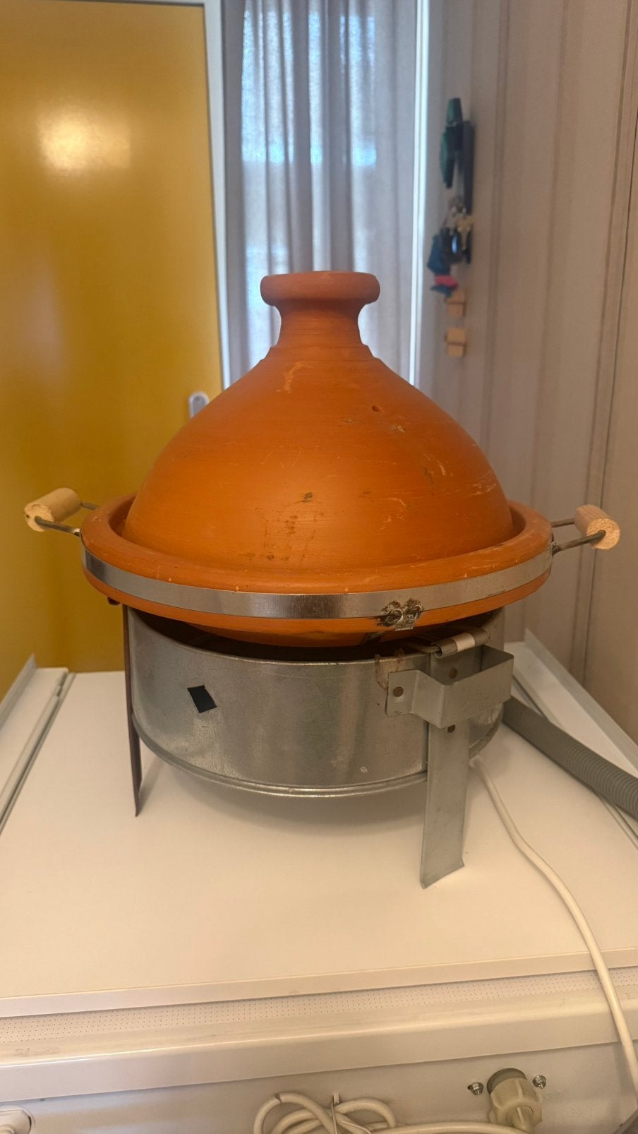 Traditionele Arabische/Tajine Oven van Terracotta, Ophalen, Zo goed als nieuw, Overige materialen