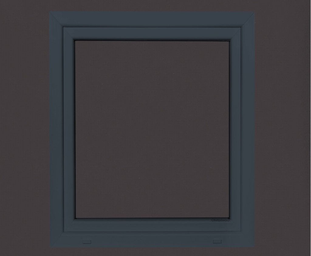 Kunststof Kozijn Draaikiep  B100 H110cm Antraciet, Niet ingevuld, Kunststof, Raamkozijn, Niet ingevuld