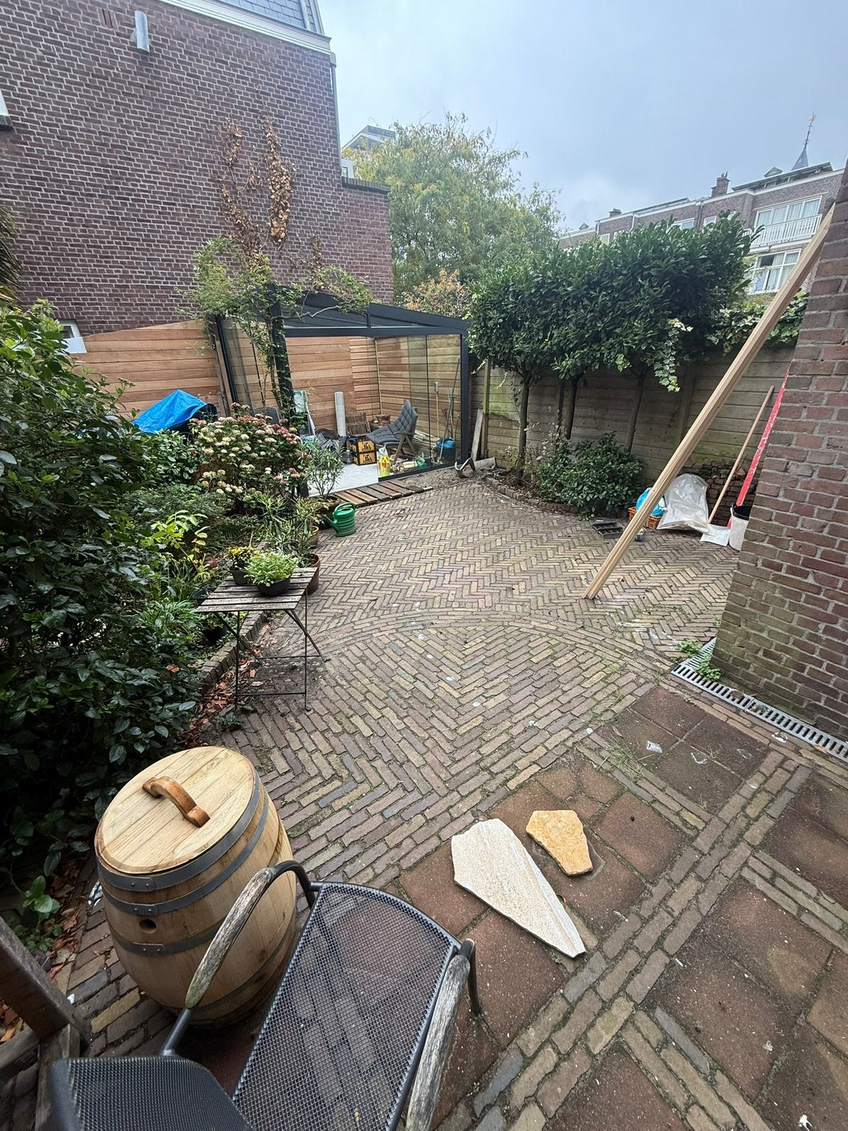 tuinstenen cca 30m2, Ophalen, Gebruikt