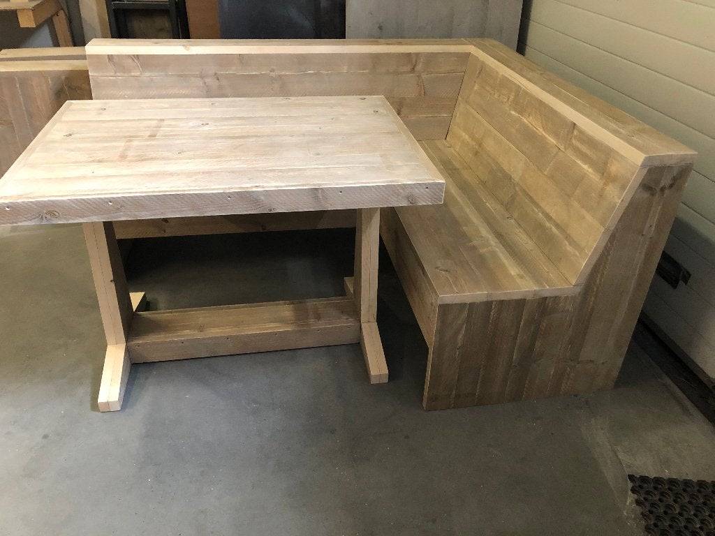 Houten Zithoek, Oostenrijkse stijl. UNIEK, Huis en Inrichting, Ophalen of Verzenden, Nieuw, Overige materialen, Landelijk, rustiek