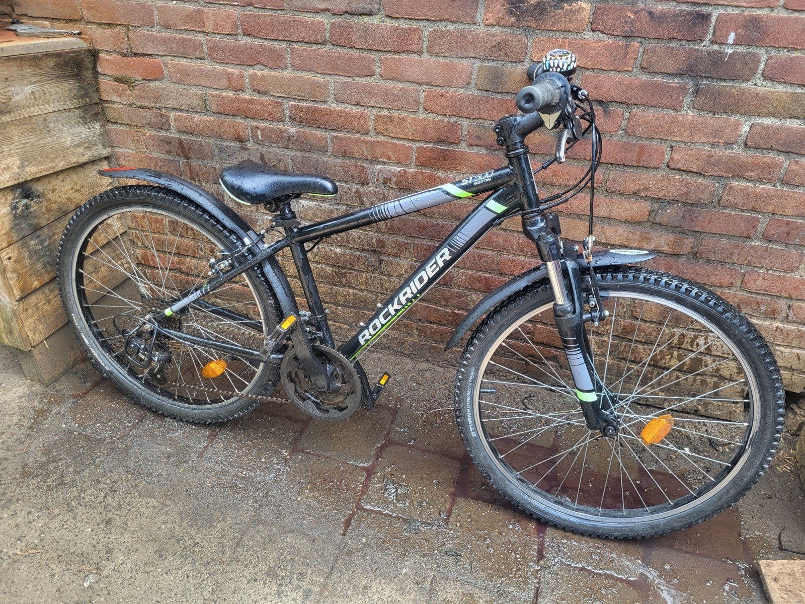 Gave 24inch Btwin Rockrider ST500 jongensbike 18V 7-11jr, Ophalen, Velgrem, Versnellingen, Btwin Rockrider