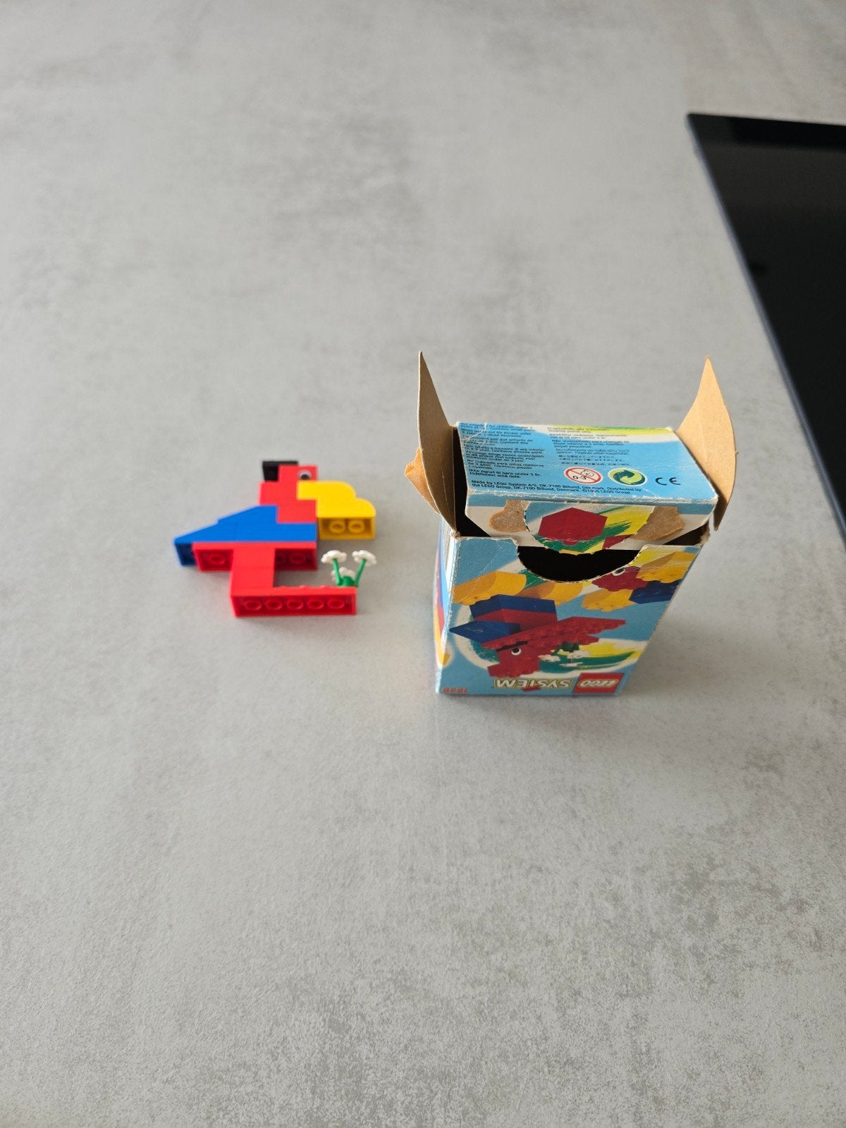 Lego System 1838 Freestyle Papegaai met doos, Compleet, Overige thema's, Lego, Ophalen of Verzenden
