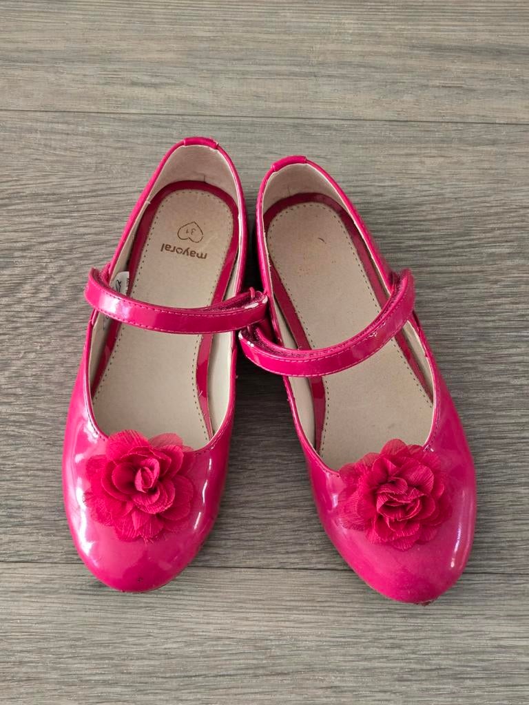 Mayoral Ballerinas Maat 31 - Roze Lak met Bloemen, Gebruikt, Mayoral, Meisje, Schoenen