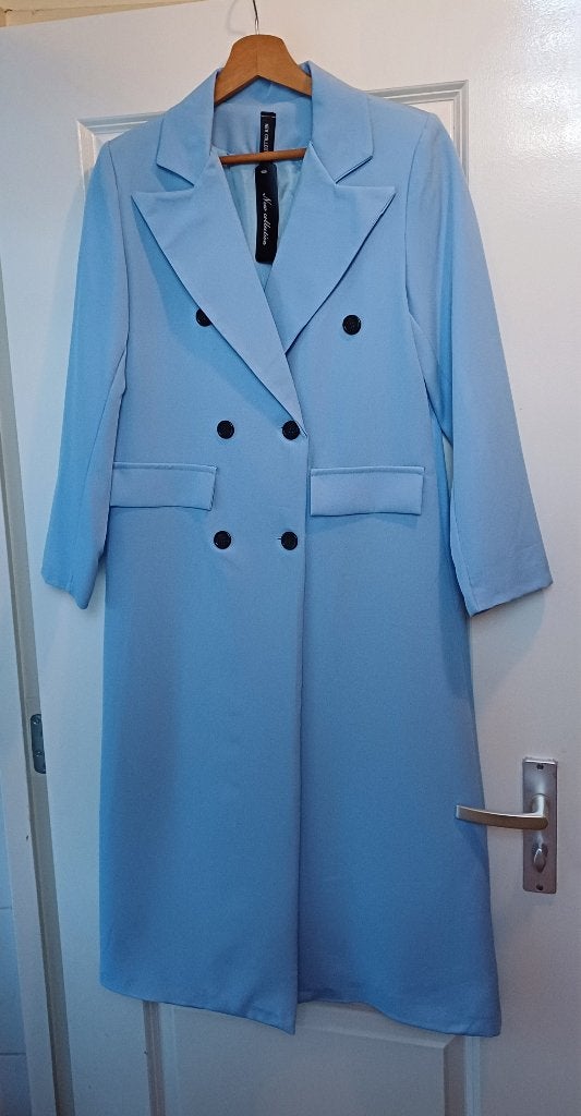 Lange Jas S Lente Zomer Blauw Nieuw ( Jool ), Kleding | Dames, Nieuw, Maat 36 (S), New Collection, Verzenden