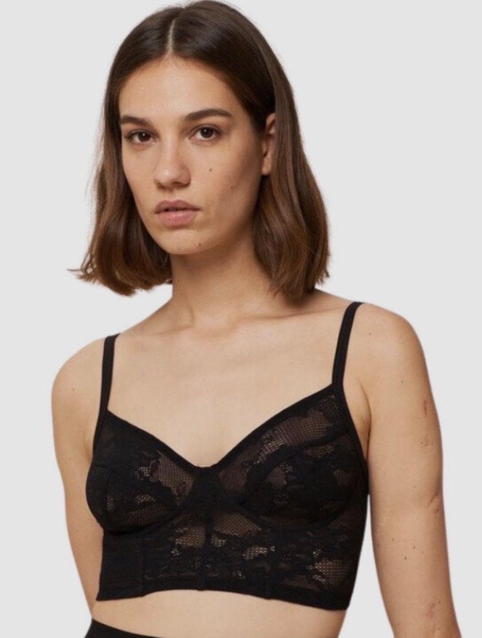 Triumph bralette XS-L, Verzenden, Zwart, BH