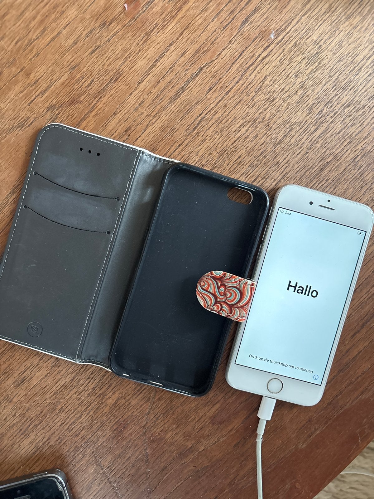 iPhone 6S 64GB Wit/Zilver met hoesje, Telecommunicatie, Mobiele telefoons | Apple iPhone, Gebruikt, Wit, Ophalen of Verzenden