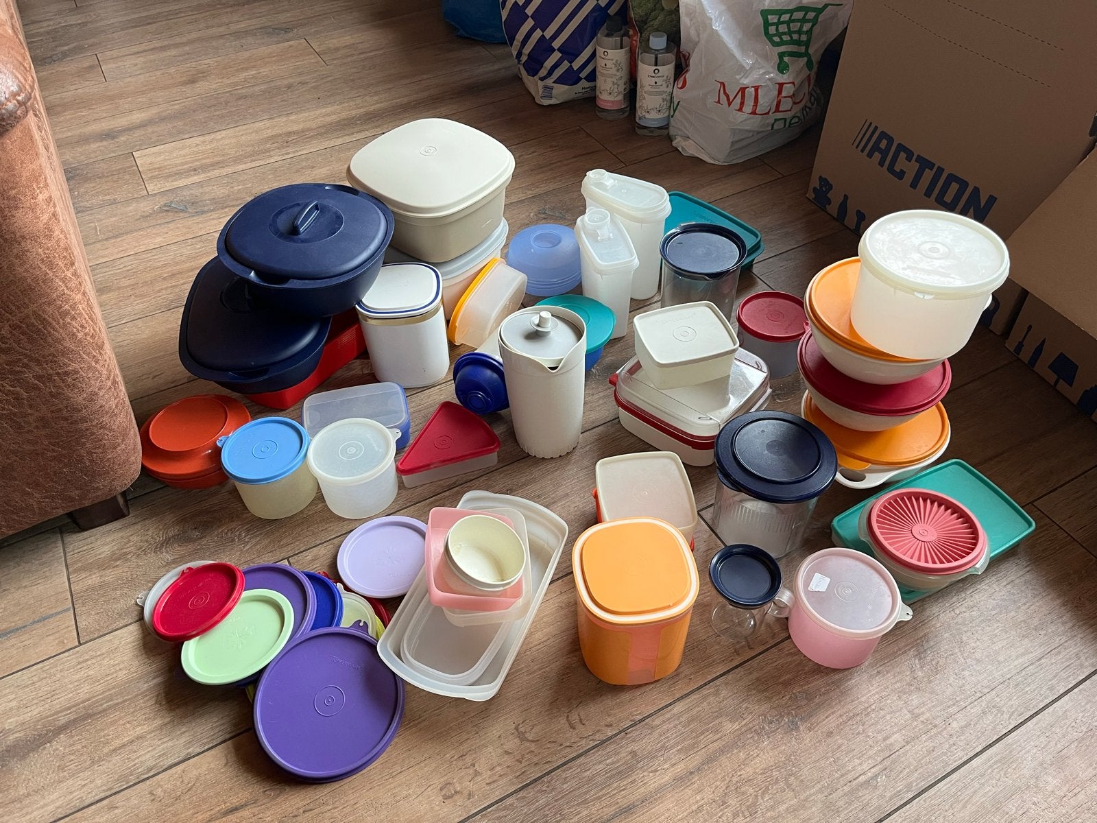 Grote partij Tupperware - Alles in één koop!, Ophalen, Gebruikt, Overige kleuren, Overige typen