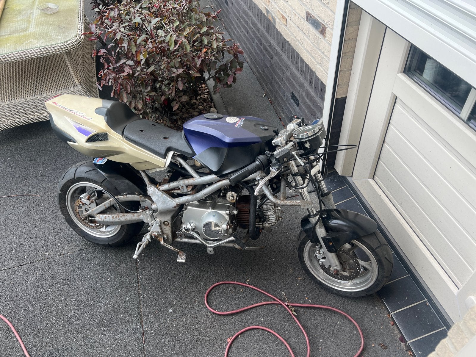 Mini pocket bike x15 125cc 2006, Ophalen of Verzenden