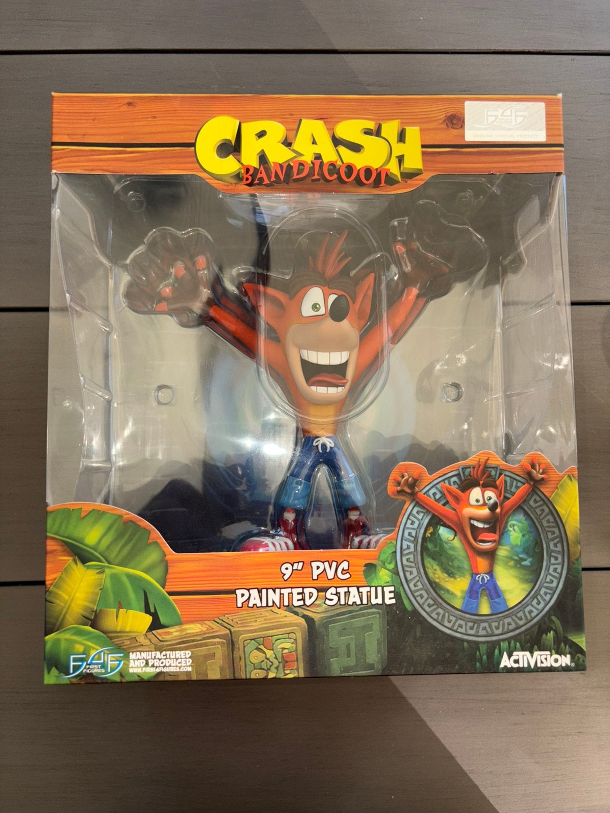 Crash Bandicoot 9” painted statue figuur, Ophalen of Verzenden, Zo goed als nieuw