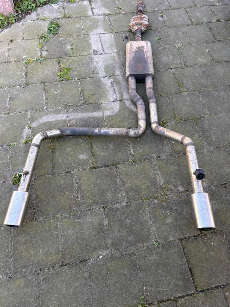 Dubbele RVS uitlaat Jeep Grand Cherokee, Ophalen, Gebruikt, Jeep