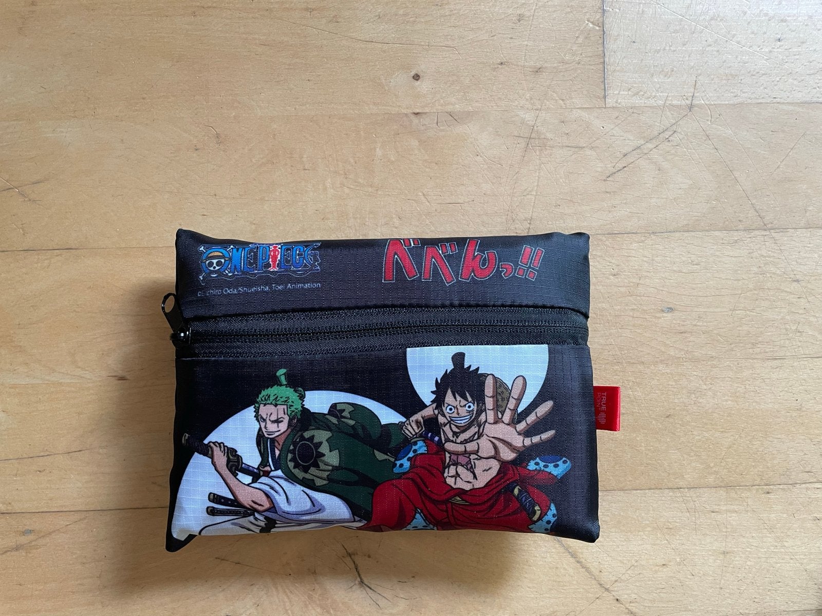 One Piece Opvouwbare Reistas - Zwart met Luffy & Zoro, Ophalen of Verzenden, Gebruikt