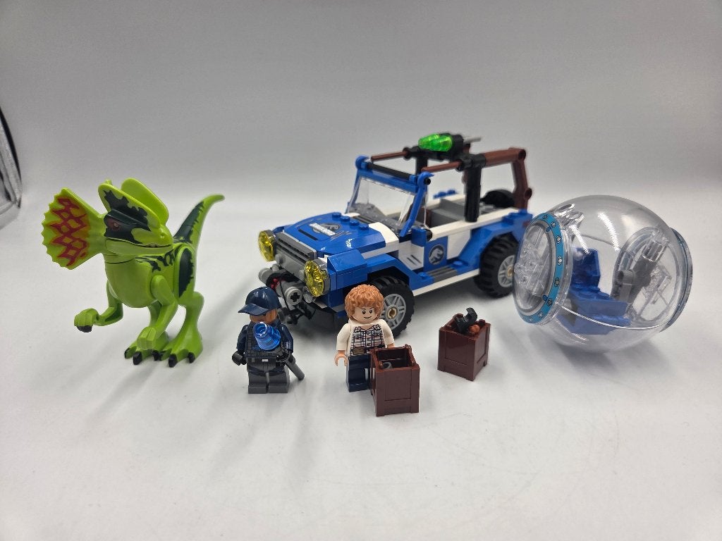 Lego Jurassic World 75916 Dilophosaurus Ambush, Jurassic World, Lego, Ophalen of Verzenden, Zo goed als nieuw