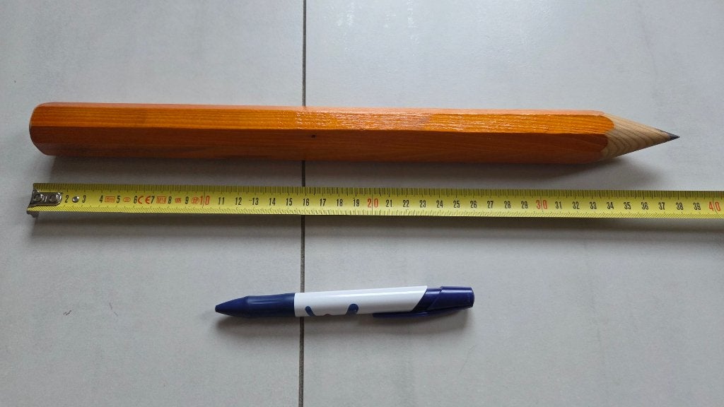 Mega potlood ruim 35cm, Ophalen, Nieuw, Potlood of Stift