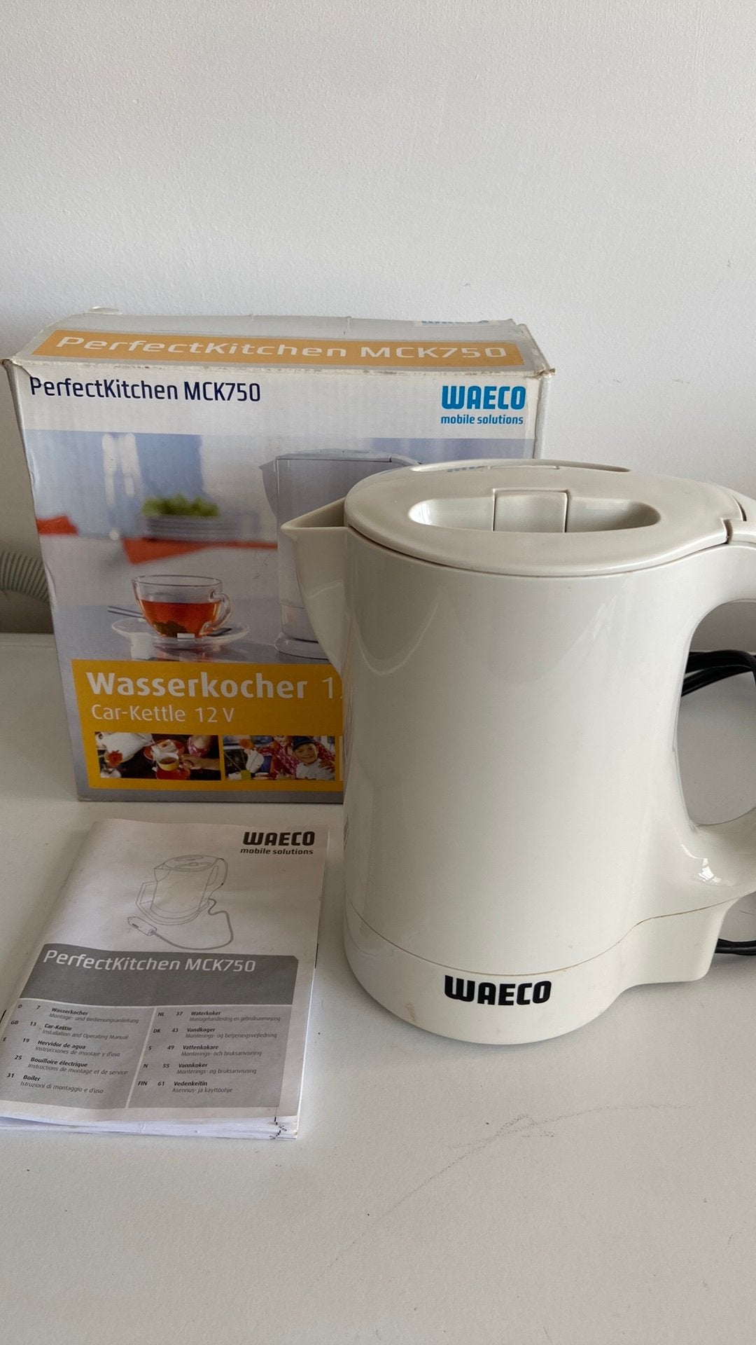 Waeco 12V waterkoker voor in de auto, Ophalen of Verzenden, Zo goed als nieuw