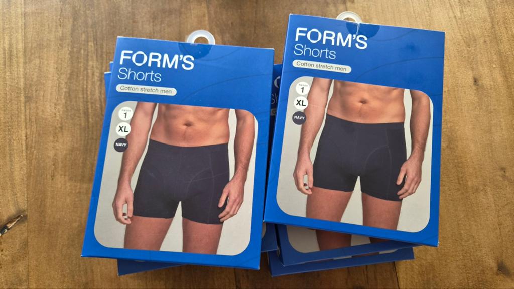 6 onderbroeken van Form's maat XL. Nieuw in verpakking!, Ophalen of Verzenden, Blauw, Form's, Boxer