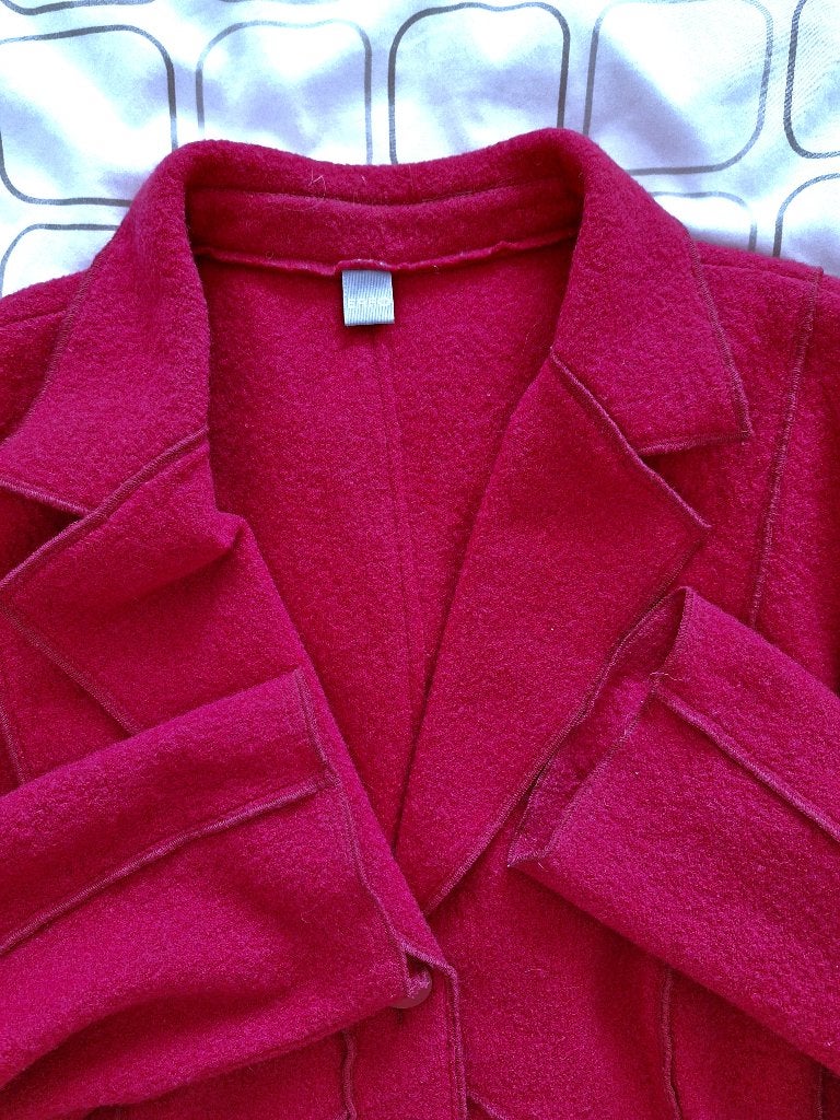 Nu 8,50 --100% wollen jasje - ERFO - Maat 46., Ophalen of Verzenden, Zo goed als nieuw, Maat 46/48 (XL) of groter