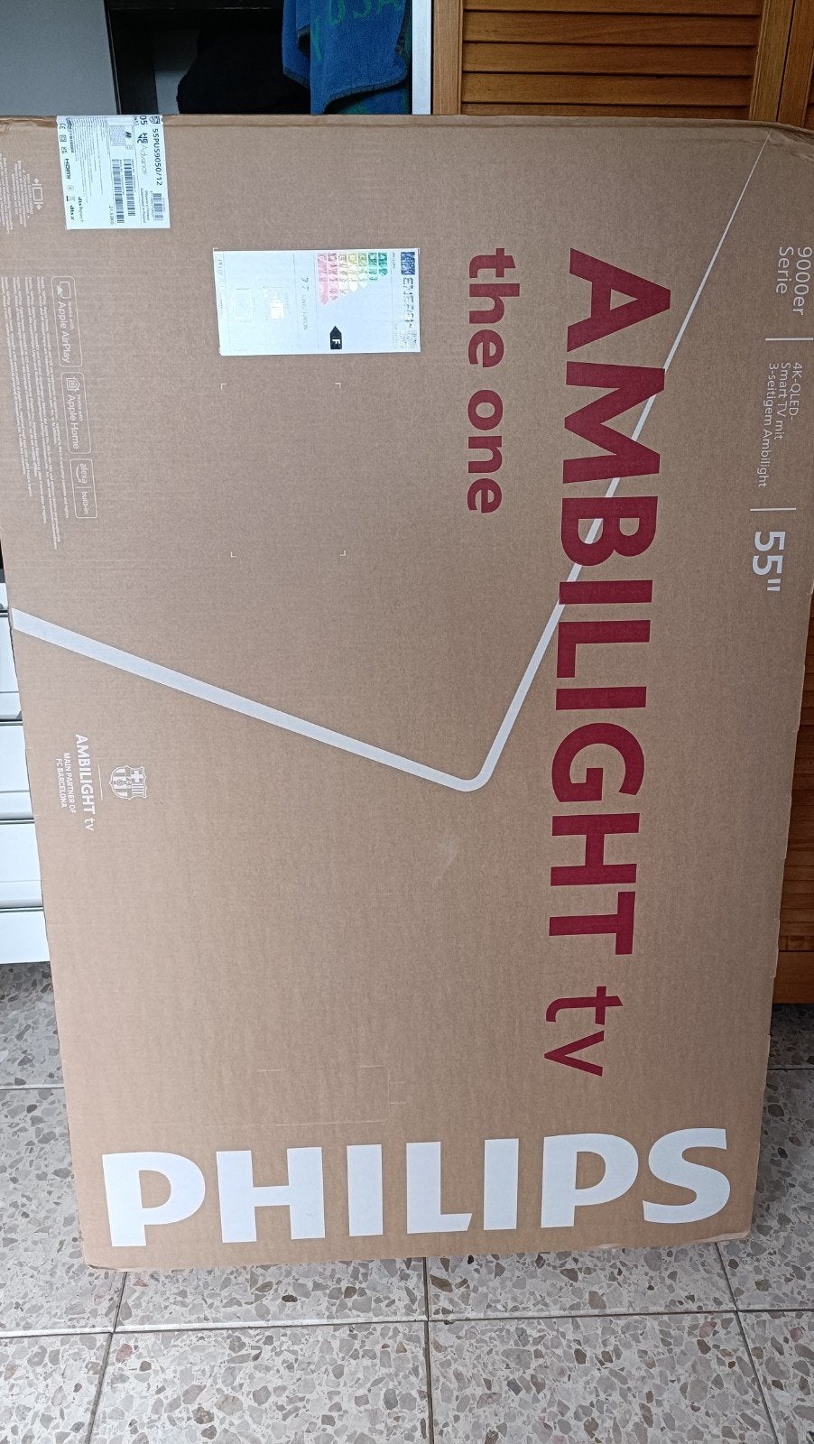 ! Nieuw ! Philips The One 55PUS9050/12, 55 inch, Ophalen, Philips, QLED, Nieuw