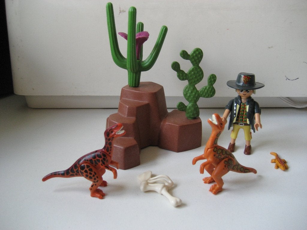 playmobil dino avonturier met raptors, Ophalen of Verzenden, Zo goed als nieuw