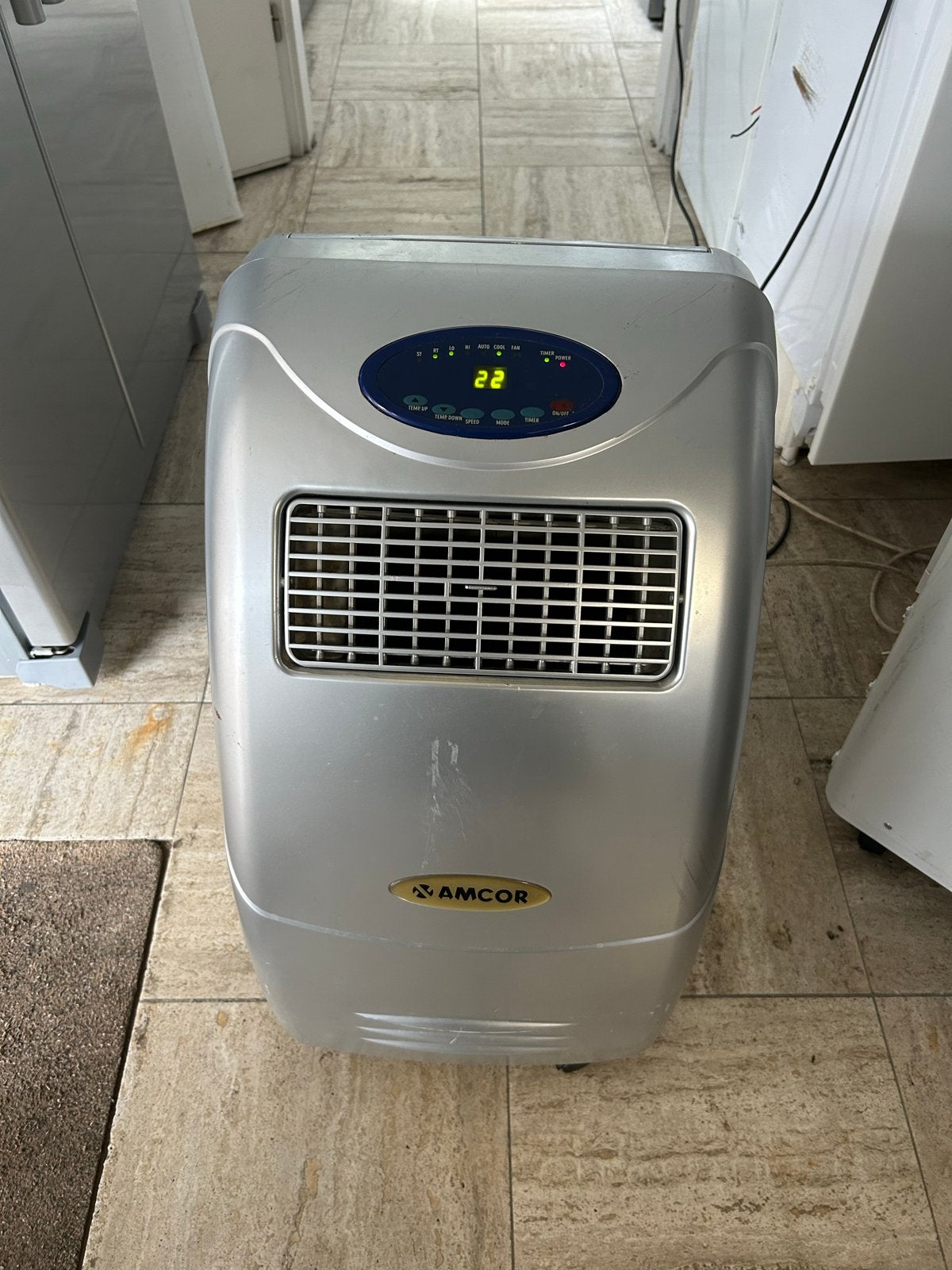 Amcor Mobiele Airco - Koelen en Ontvochtigen, Witgoed en Apparatuur, Gebruikt, Minder dan 60 m³, 2 snelheden, Timer
