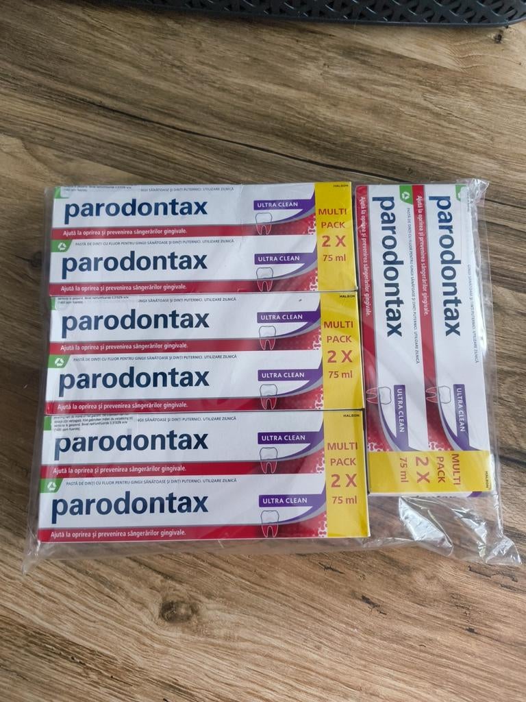 Parodontax Ultra Clean Tandpasta - 6 x 75ml Multipack, Ophalen of Verzenden, Nieuw, Tandpasta