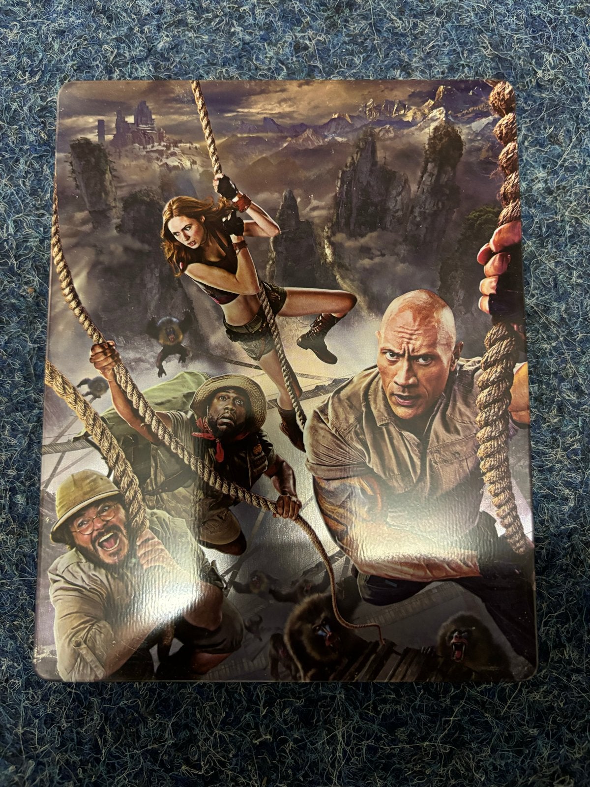 Jumanji: The Next Level 4K Ultra HD Blu-ray Steelbook, Cd's en Dvd's, Blu-ray, Ophalen of Verzenden, Zo goed als nieuw, Avontuur