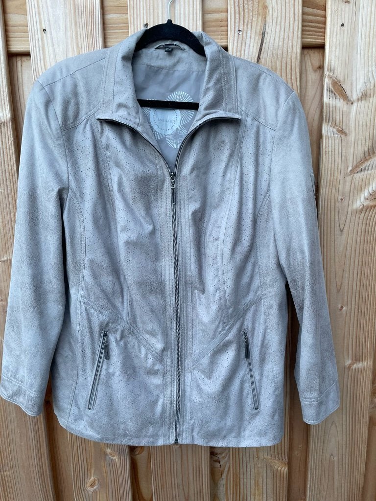 ZGAN Mooi Zomerjasje van Barbara Lebek, mt 48 (taupe/beige), Verzenden, Beige, Maat 46/48 (XL) of groter, Zo goed als nieuw