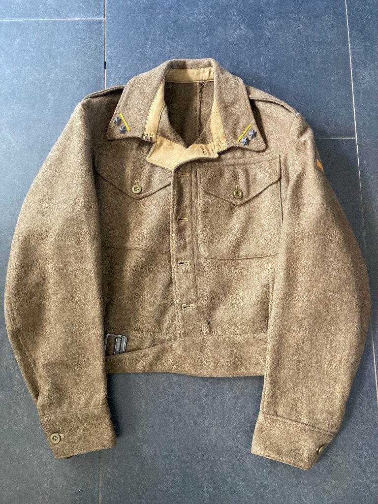 Officiers jasje battledress PIB 1945, Ophalen of Verzenden, Landmacht, Nederland, Kleding of Schoenen