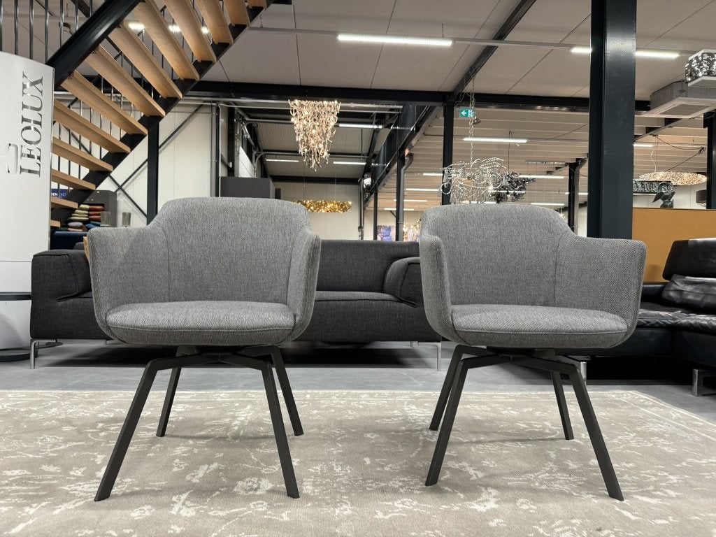 2 Nieuw Rolf Benz 640 Eetkamerstoel Design draai stoel Stof, Twee, Service@rolf-benz.com, Haiterbacher Str. 104, Nieuw
