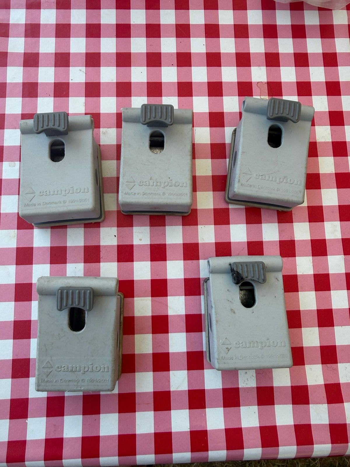 5x Flix tentclips - Campion - Made in Denmark, Ophalen of Verzenden, Gebruikt