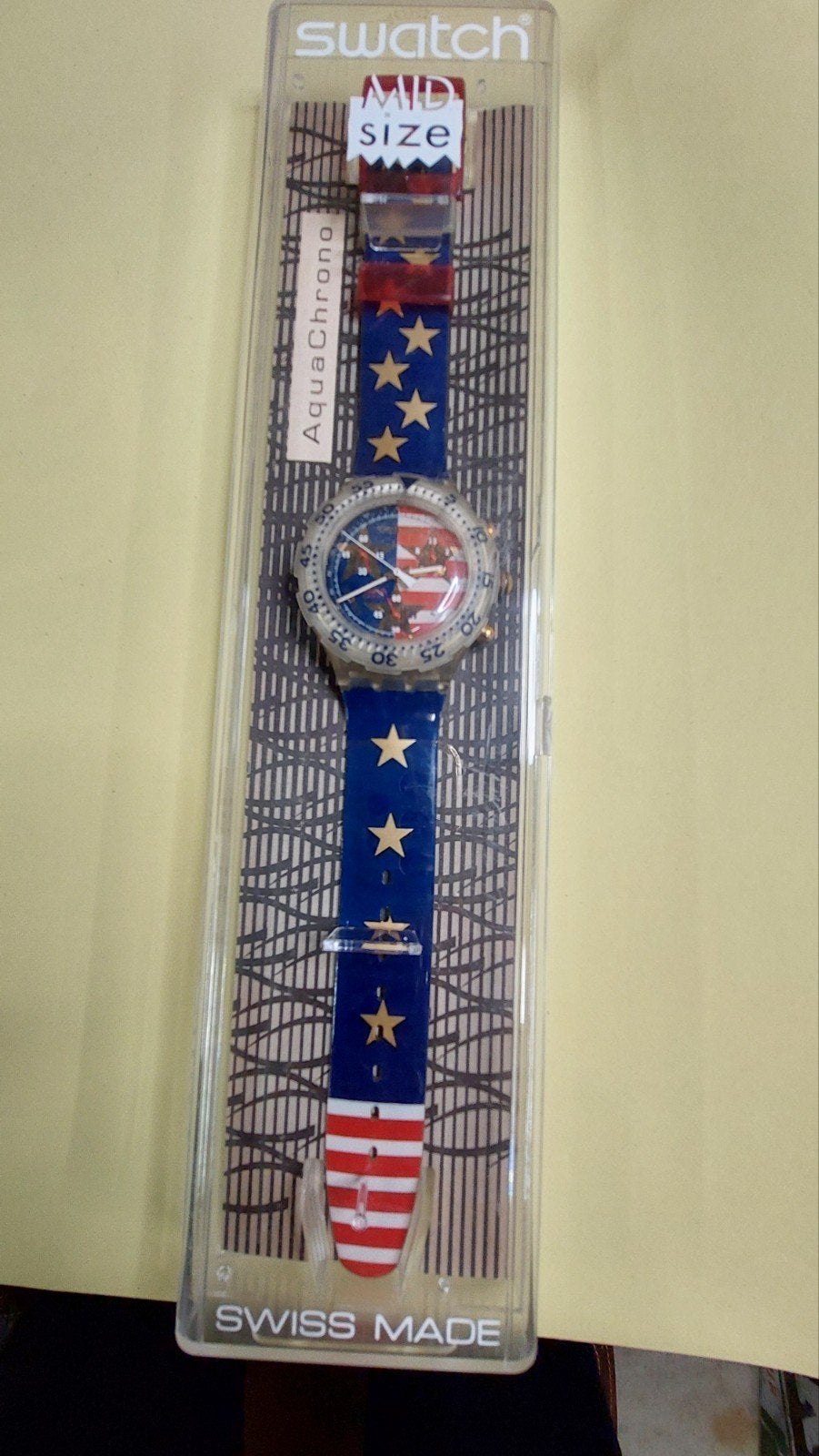Vintage Swatch Aquachrono SEK103 "American dream"., Ophalen of Verzenden