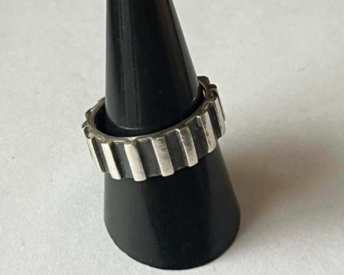 Zilveren FANTASIE ring maat 19, Sieraden, Tassen en Uiterlijk, Ringen, Verzenden, 19 tot 20, Zo goed als nieuw, Dame of Heer