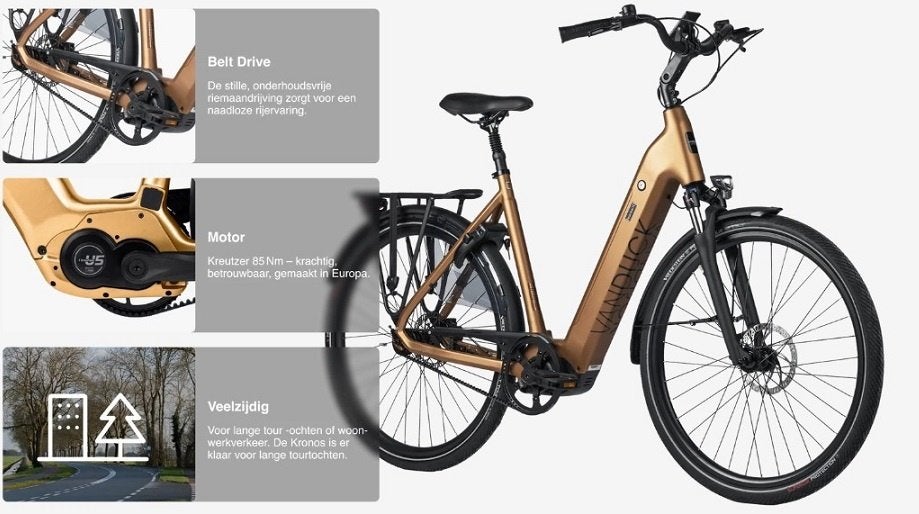 van dijck Kronos ook in hypershift, 5 jr garantie motor, 47 tot 51 cm, Ophalen, Nieuw, Overige merken