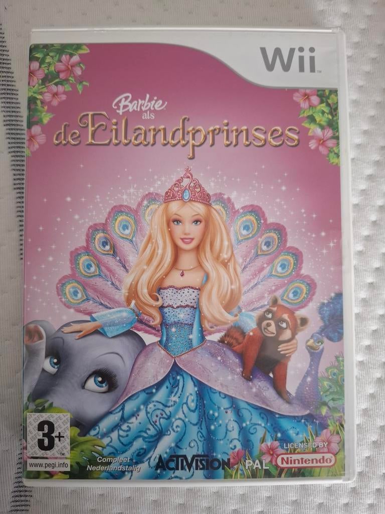 Barbie als de Eilandprinses - Nintendo Wii, Avontuur en Actie, Gebruikt, 1 speler, Ophalen of Verzenden
