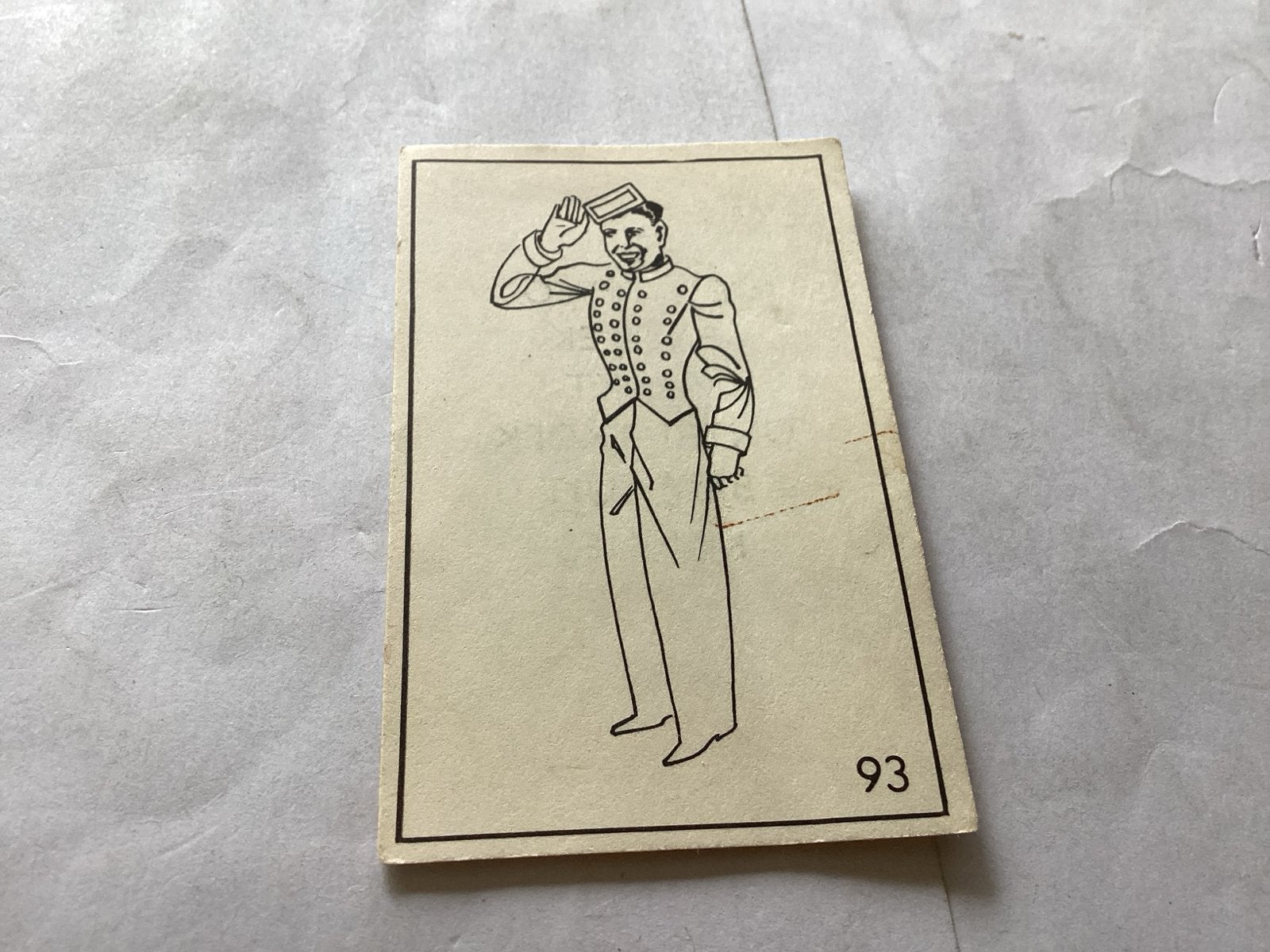 Vintage Plaatje Stereo Fabriek Ontbijtkoek nr. 93, Ophalen of Verzenden, Gebruikt, Plaatje