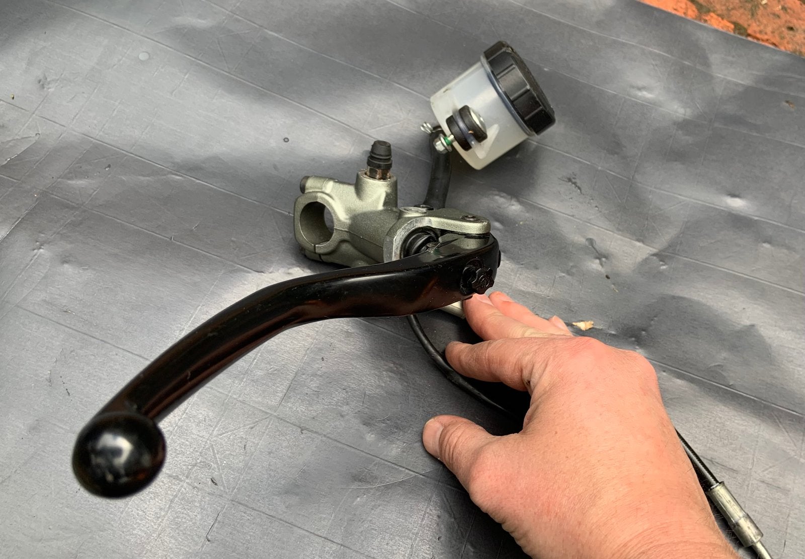Panigale 1199 1299 brembo rempomp inc stalen leiding, Motoren, Ophalen of Verzenden