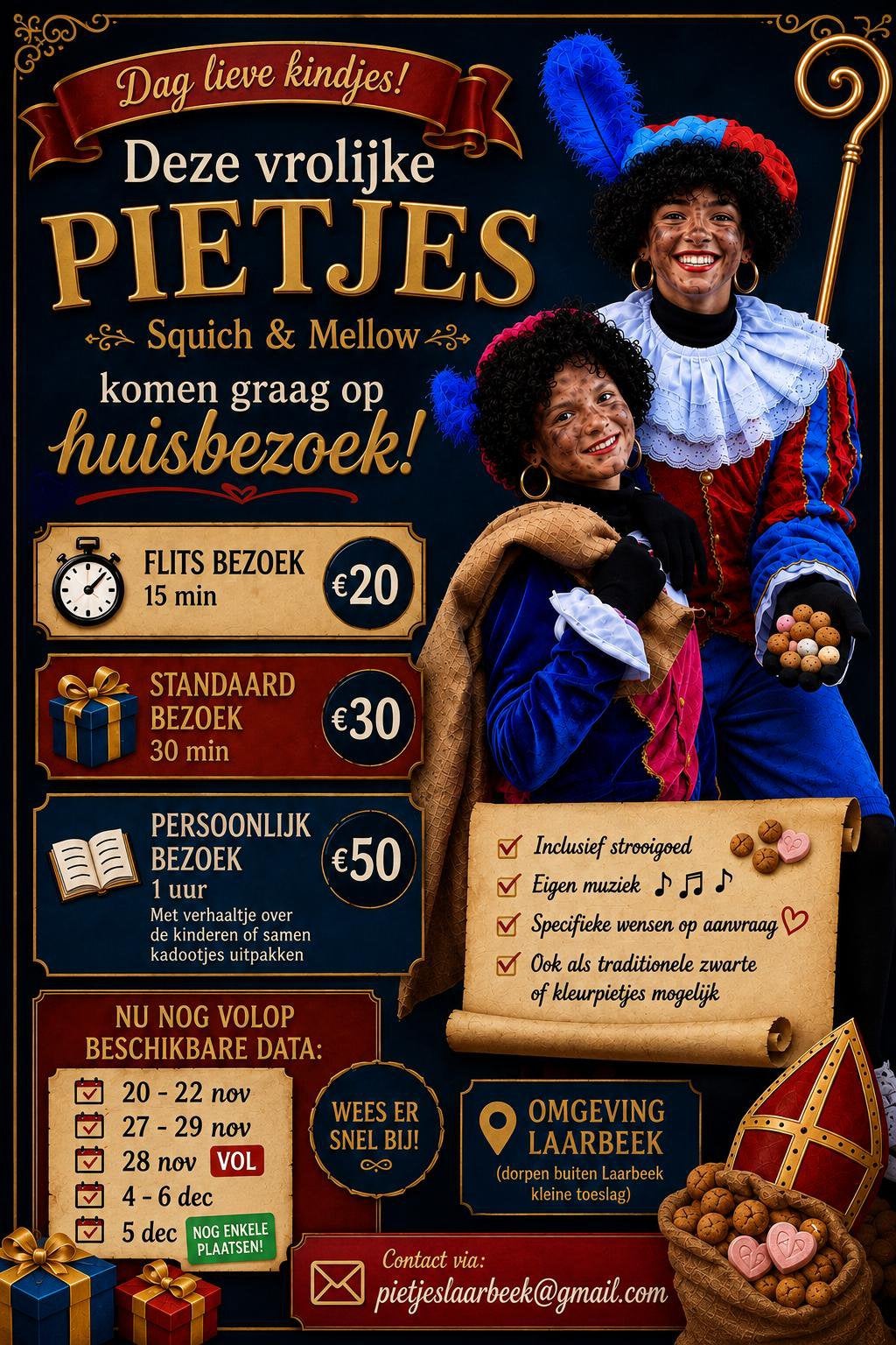 Gezellig Pieten bezoek!, Diversen, Ophalen, Zo goed als nieuw