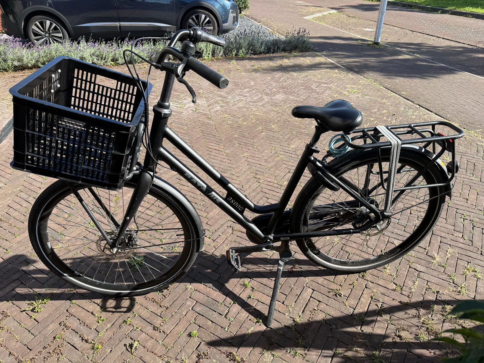 Batavus Quip Extra Cargo – dames – zwart – framemaat 49 cm, Fietsen en Brommers, Ophalen, Gebruikt, 47 tot 50 cm, Versnellingen