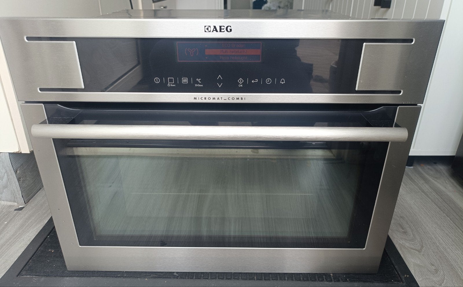 AEG Inbouw combimagnetron oven, Witgoed en Apparatuur, Ovens, Ophalen of Verzenden, Zo goed als nieuw