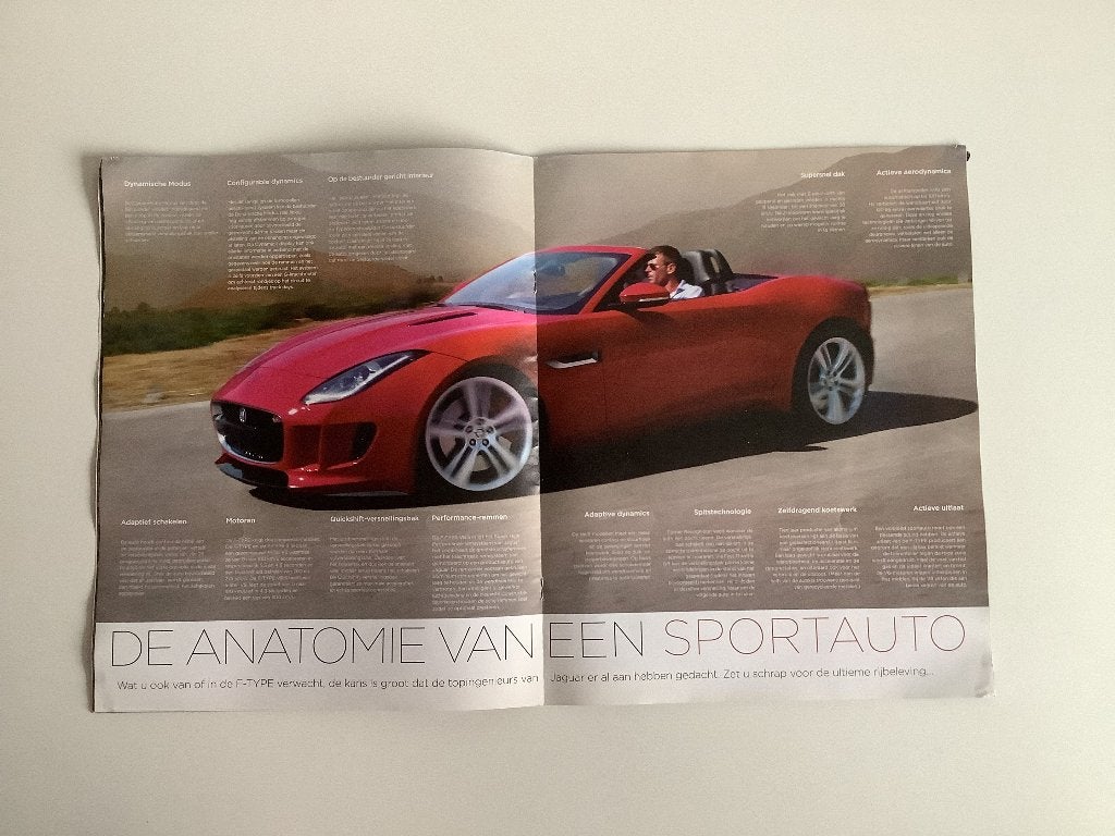 Jaguar F-Type brochure, Boeken, Ophalen of Verzenden, Zo goed als nieuw, Overige merken