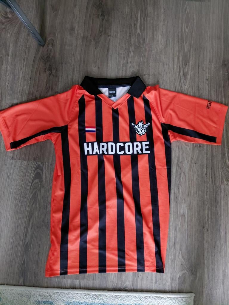 Thunderdome Hardcore Shirt Oranje - Maat S, Kleding | Heren, T-shirts, Thunderdome, Oranje, Ophalen of Verzenden, Zo goed als nieuw