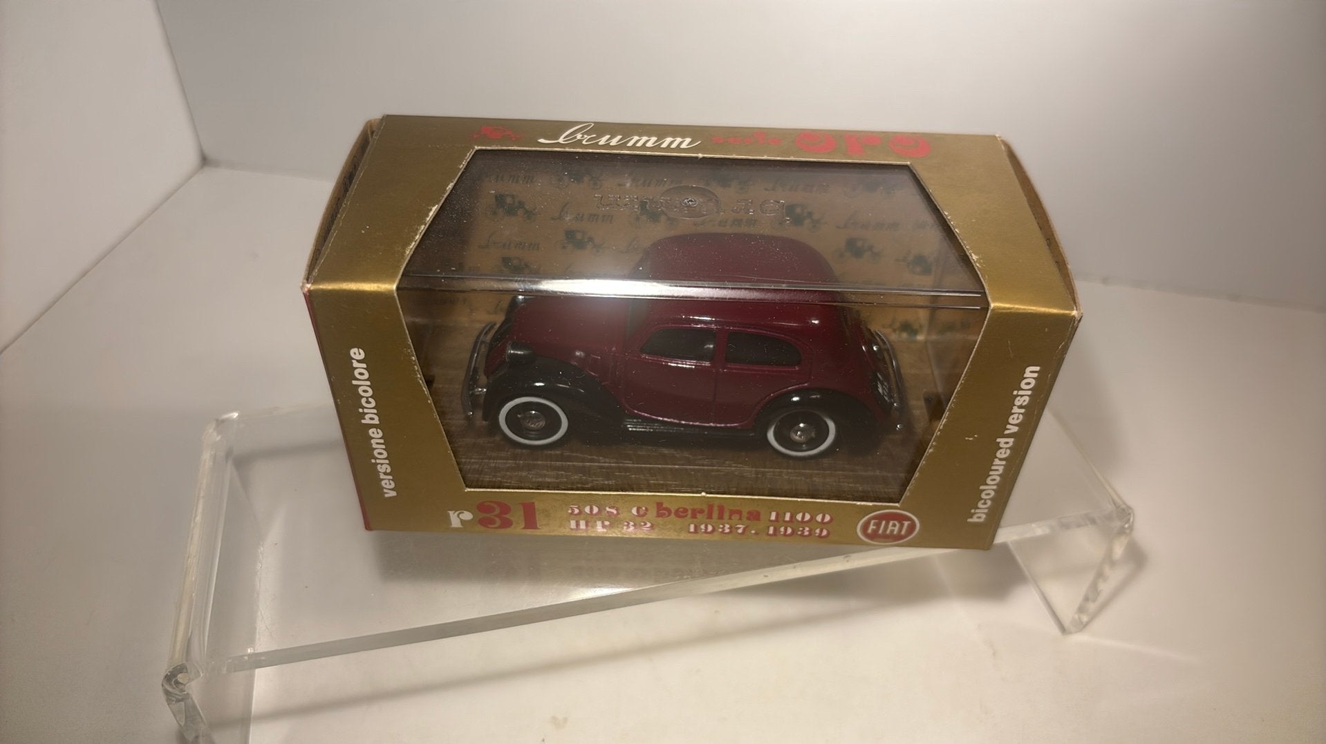 Fiat 508 c berlina 1100 brumm 1.43, Hobby en Vrije tijd, Modelauto's | 1:43, Overige merken, Auto, Ophalen of Verzenden, A
