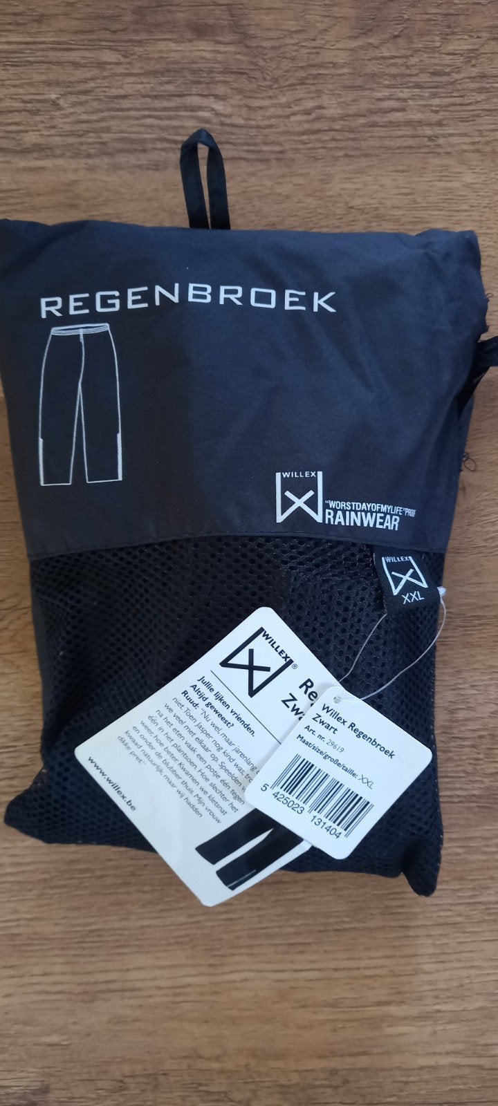 Willex Regenbroek Xxl/ NIEUW, Ophalen of Verzenden, Nieuw, Regenbroek, Heren