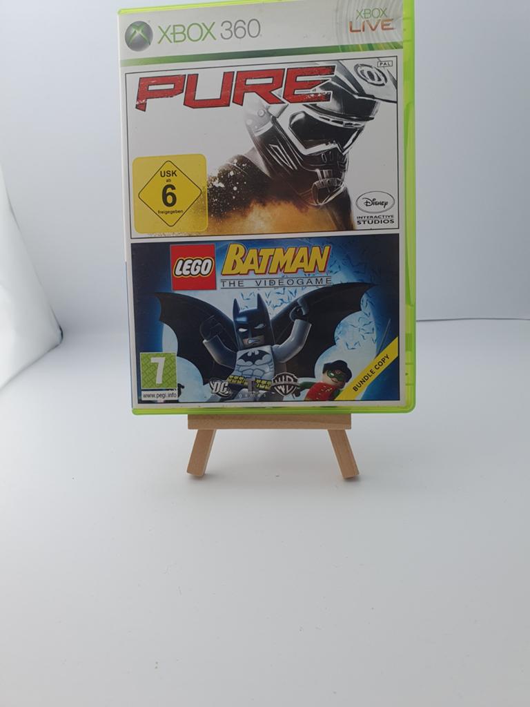 Xbox 360 Games: Pure & LEGO Batman - The Videogame, Gebruikt, One Microsoft Way, Redmond, WA 98052, USA, Microsoft, 1 speler