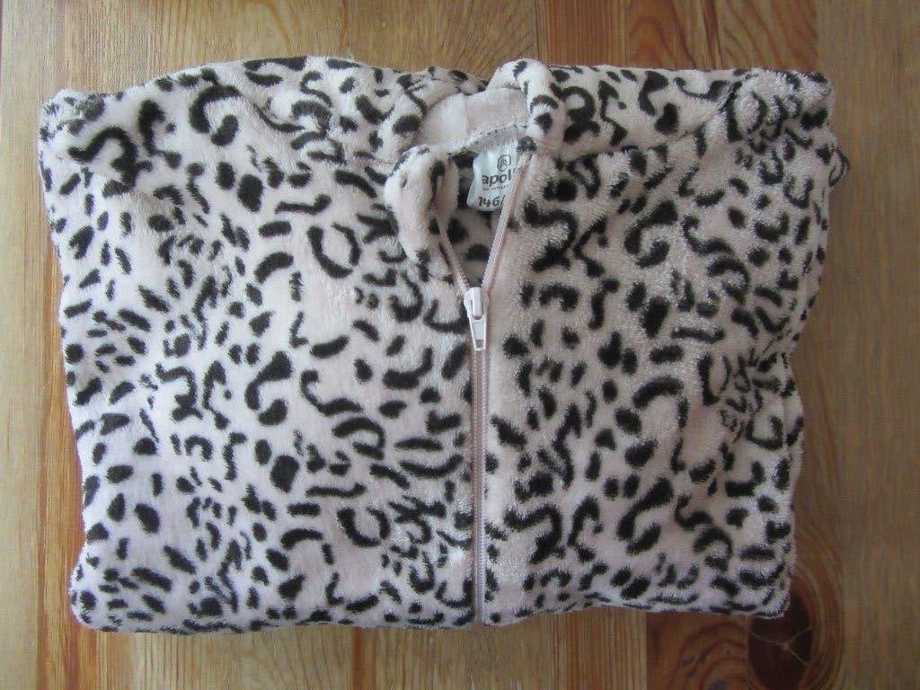 Onesie met dierenprint maat 146, Ophalen of Verzenden, Zo goed als nieuw, Meisje, Nacht- of Onderkleding